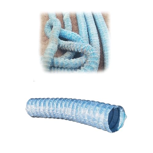 Flexibles perforiertes Abflussrohr 2 3 4 6 Zoll, nicht gewebtes, mit Stahldraht verstärktes, durchlässiges Rohr, hohe Kompression, nahtlose Installation(8cm/3.1in,L 28m(91.9ft)) von Generic
