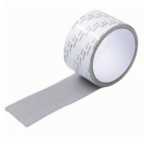 Fliegengitter Reparatur Klebeband, 5cm x 2m Fliegengitter Reparatur Set, Wasserdicht liegengitter Moskitonetz Selbstklebend Insektenschutzgitter Glasfaser Insektenschutz Fliegengitterrolle (Grau-1) von Generic