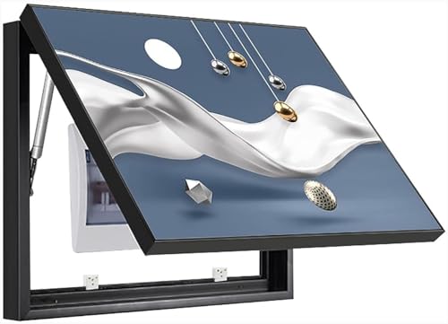 Flip Cover Elektrokasten Dekorative Bilder Zählerabdeckungen Moderne Stromzählermalerei Desmontable Creative Cover Einfache Theken, 70x50cm von Generic