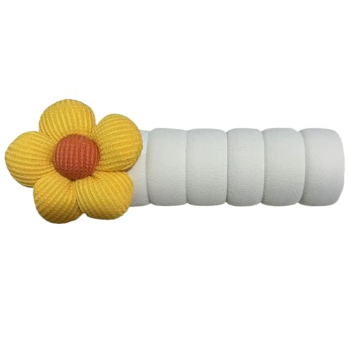 Floral Türgriff Abdeckung - Cartoon Style Protective Knob Sleeve, Dekorative Plüsch-Hülle | Antic Static DoorKnob für Winter, weicher gemütlicher Türgriff für Wohnzimmer Schlafzimmer Büro Innenraum von Generic