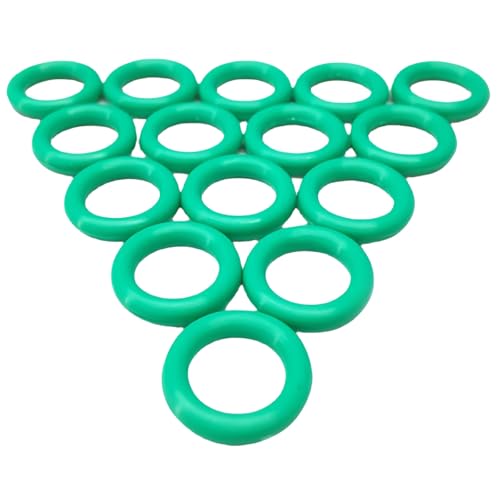 Fluor-Gummi-O-Ring-Dichtung, Gummi-Unterlegscheibe, runder Dichtungsring, 32 mm Außendurchmesser, 25 mm Innendurchmesser, 3,5 mm Breite, Dichtungsringe, Dichtungsringe, Grün, 50 Stück Fluor-Gummi-O-Ring-Dichtung, Gummi-Unterlegscheibe, runder Dichtungsring, 32 mm Außendurchmesser, 25 mm Innendurchmesser, 3,5 mm Breite, Dichtungsringe, Dichtungsringe, Grün, 50 Stück von Generic