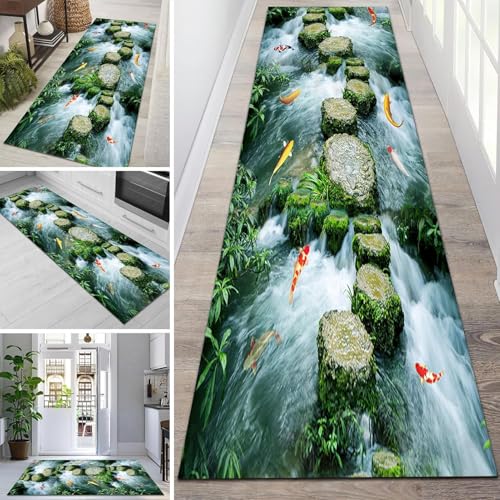 Flur Läufer Teppich, 1m 150cm 2m 2.5m 300cm 3.5m 400cm 4.5m 5m 6m Rutschfester Langer Teppich Waschbar Küche Schmaler Teppich Läufer Für Eingangsbereich Schlafzimmer Wo, 60×150cm/2ft×4.9ft Flur Läufer Teppich, 1m 150cm 2m 2.5m 300cm 3.5m 400cm 4.5m 5m 6m Rutschfester Langer Teppich Waschbar Küche Schmaler Teppich Läufer Für Eingangsbereich Schlafzimmer Wo, 60×150cm/2ft×4.9ft von Generic