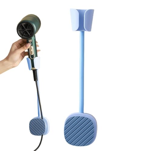 Fönhalter für Badezimmer, Haartrockner-Organizer, Wand-Fönhalter, verstellbar, 360 Grad, Organizer für Haartrockner ohne Bohren mit Kabelhaken Fönhalter für Badezimmer, Haartrockner-Organizer, Wand-Fönhalter, verstellbar, 360 Grad, Organizer für Haartrockner ohne Bohren mit Kabelhaken von Generic