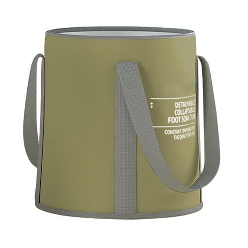 Foot Bad Eimer - PVC -Becken, faltbares wasserdichtes Design | Tiefe Badewanne für Pediküre-Entspannung, tragbares Fußbad für Camping, häusliche Pflege, Waschanlage oder Comfort-Routine nach dem Walk von Generic