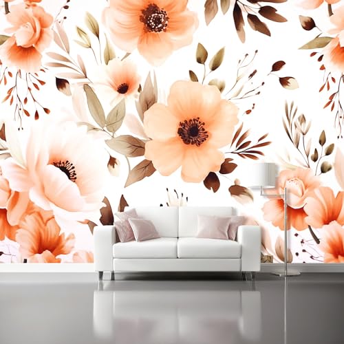 Fototapete 300 X 210 Cm Blumen Auf Dem Land Orangenblätter 3D Effekt Fototapeten Wandbild Motivtapeten Vliestapete Moderne Wandtapete Wand Schlafzimmer Wohnzimmer Fototapete 300 X 210 Cm Blumen Auf Dem Land Orangenblätter 3D Effekt Fototapeten Wandbild Motivtapeten Vliestapete Moderne Wandtapete Wand Schlafzimmer Wohnzimmer von Generic