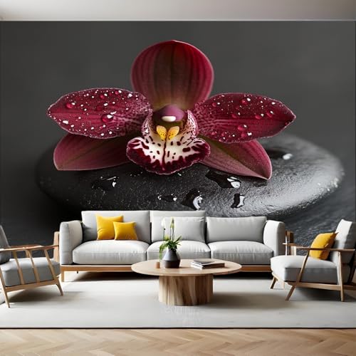 Fototapete 350 x 256 cm Lila Orchidee Vlies Tapete 3D Effekt Mustertapete Wanddeko Design Schlafzimmer Wohnzimmer Lounge Flur TV Hintergrund Wand Mural Fototapete 350 x 256 cm Lila Orchidee Vlies Tapete 3D Effekt Mustertapete Wanddeko Design Schlafzimmer Wohnzimmer Lounge Flur TV Hintergrund Wand Mural von Generic