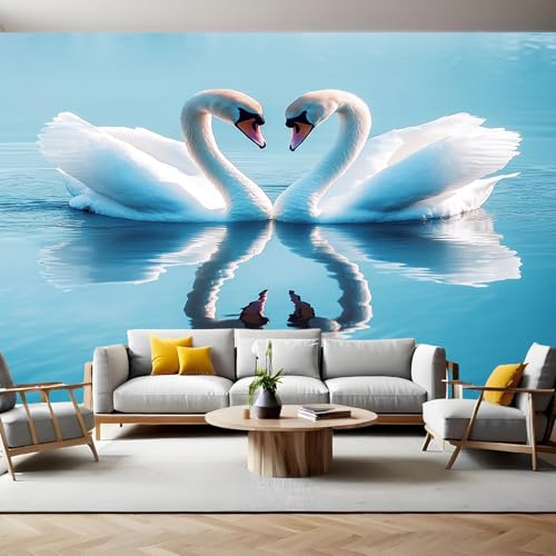 Fototapete 350 x 256 cm Schwanensee blau Vlies Tapete 3D Effekt Mustertapete Wanddeko Design Schlafzimmer Wohnzimmer Lounge Flur TV Hintergrund Wand Mural Fototapete 350 x 256 cm Schwanensee blau Vlies Tapete 3D Effekt Mustertapete Wanddeko Design Schlafzimmer Wohnzimmer Lounge Flur TV Hintergrund Wand Mural von Generic