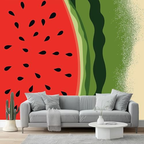 Fototapete 350 x 256 cm Tapete Fototapeten Vlies Tapeten Vliestapete Wandtapete Schlafzimmer Wohnzimmer Kinderzimmer Wanddeko Motivtapeten, Obst Wassermelone Strukturiert 3d Effekt Rot Grün Fototapete 350 x 256 cm Tapete Fototapeten Vlies Tapeten Vliestapete Wandtapete Schlafzimmer Wohnzimmer Kinderzimmer Wanddeko Motivtapeten, Obst Wassermelone Strukturiert 3d Effekt Rot Grün von Generic