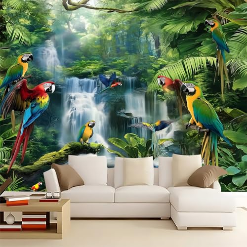 Fototapete 350 x 256 cmVlies Wand Deko Groß Wandbild Wohnzimmer Bild Schlafzimmer Kunstdrucke Dschungeltiere Papageien Wandbilder Heim Restaurant Grün Fototapete 350 x 256 cmVlies Wand Deko Groß Wandbild Wohnzimmer Bild Schlafzimmer Kunstdrucke Dschungeltiere Papageien Wandbilder Heim Restaurant Grün von Generic