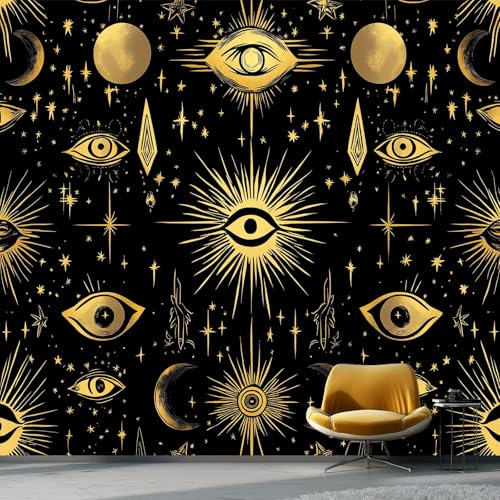 Fototapete 3D Vliestapete Fantasie Geheimnisvolle Augen Xxl Panorama Wandbild Für Mädchen & Jungs Schlafzimmer |Goldenes Geheimnisvolles Augenmuster Wohnzimmer Schlafzimme 400 X 280 Cm Fototapete 3D Vliestapete Fantasie Geheimnisvolle Augen Xxl Panorama Wandbild Für Mädchen & Jungs Schlafzimmer |Goldenes Geheimnisvolles Augenmuster Wohnzimmer Schlafzimme 400 X 280 Cm von Generic