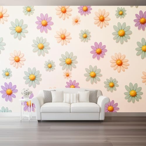 Fototapete 400 X 280 Cm Cartoon-Blumen Lila Gänseblümchen Kleine Blütenstände 3D Effekt Fototapeten Wandbild Motivtapeten Vliestapete Moderne Wandtapete Wand Schlafzimmer Wohnzimmer Fototapete 400 X 280 Cm Cartoon-Blumen Lila Gänseblümchen Kleine Blütenstände 3D Effekt Fototapeten Wandbild Motivtapeten Vliestapete Moderne Wandtapete Wand Schlafzimmer Wohnzimmer von Generic