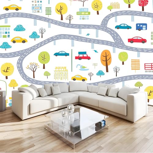 Fototapete 400 X 280 Cm Karikatur Bunte Stadtstraße 3D Effekt Fototapeten Wandbild Motivtapeten Vliestapete Moderne Wandtapete Wand Schlafzimmer Wohnzimmer Fototapete 400 X 280 Cm Karikatur Bunte Stadtstraße 3D Effekt Fototapeten Wandbild Motivtapeten Vliestapete Moderne Wandtapete Wand Schlafzimmer Wohnzimmer von Generic