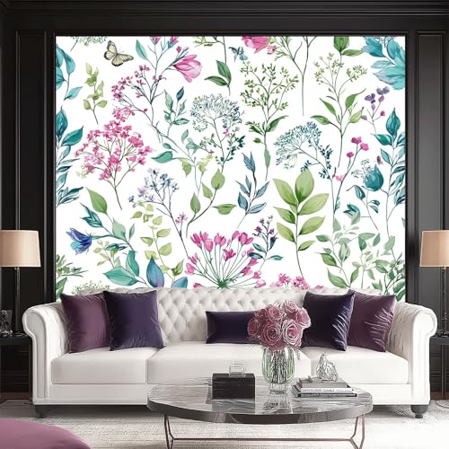 Fototapete Aquarell Textur Blumen Blätter Vlies Tapete 300 x 210 cm 5D Effekt Wandbild Wandtapete Moderne Wohnzimmer Mural Schlafzimmer Kinderzimmer Wand Küchentapete Wandtapete Bunt Fototapete Aquarell Textur Blumen Blätter Vlies Tapete 300 x 210 cm 5D Effekt Wandbild Wandtapete Moderne Wohnzimmer Mural Schlafzimmer Kinderzimmer Wand Küchentapete Wandtapete Bunt von Generic