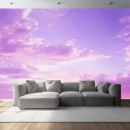 Fototapete Traum Himmel Wolken Vlies Wohnzimmer Schlafzimmer 300 x 210 cm - Rosa Lila Vliestapete Wandtapete - für Wohnzimmer Schlafzimmer - 3d Effekt Wand Dekoration Fototapete Traum Himmel Wolken Vlies Wohnzimmer Schlafzimmer 300 x 210 cm - Rosa Lila Vliestapete Wandtapete - für Wohnzimmer Schlafzimmer - 3d Effekt Wand Dekoration von Generic