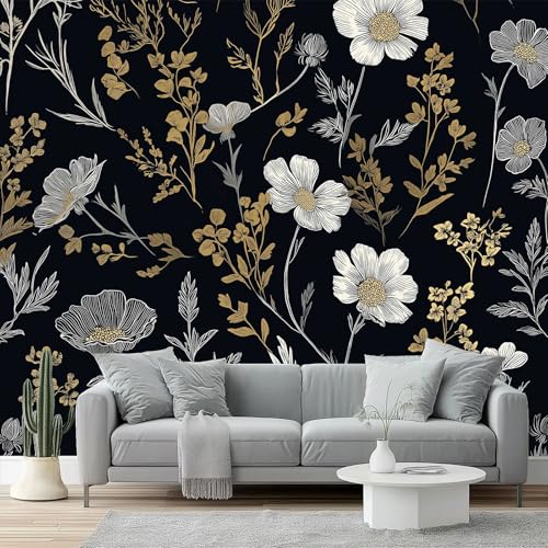 Fototapeten Einfach Romantisch Blumen Blätter Drucken Wandbild 300 x 210 cm Fototapeten Wandbilder Panorama Wandtapete Dekoration, Bunt Moderne Vlies Wanddekoration für Wohnzimmer Schlafzimmer Fototapeten Einfach Romantisch Blumen Blätter Drucken Wandbild 300 x 210 cm Fototapeten Wandbilder Panorama Wandtapete Dekoration, Bunt Moderne Vlies Wanddekoration für Wohnzimmer Schlafzimmer von Generic