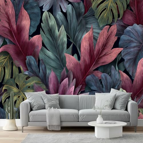 Fototapeten Modern Pflanze Textur Blätter Drucken Wandbild 400 x 280 cm Fototapeten Wandbilder Panorama Wandtapete Dekoration, Bunt Moderne Vlies Wanddekoration für Wohnzimmer Schlafzimmer Fototapeten Modern Pflanze Textur Blätter Drucken Wandbild 400 x 280 cm Fototapeten Wandbilder Panorama Wandtapete Dekoration, Bunt Moderne Vlies Wanddekoration für Wohnzimmer Schlafzimmer von Generic