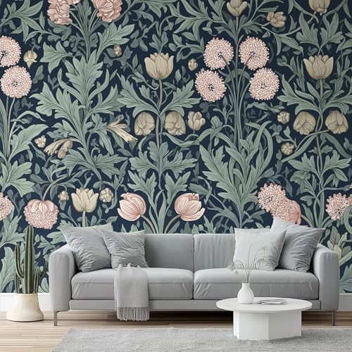 Fototapeten William Morris Blumen Blätter Drucken Wandbild 350 x 256 cm Fototapeten Wandbilder Panorama Wandtapete Dekoration, Bunt Moderne Vlies Wanddekoration für Wohnzimmer Schlafzimmer Fototapeten William Morris Blumen Blätter Drucken Wandbild 350 x 256 cm Fototapeten Wandbilder Panorama Wandtapete Dekoration, Bunt Moderne Vlies Wanddekoration für Wohnzimmer Schlafzimmer von Generic