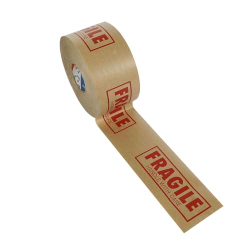 Fragiles Klebeband - Papierverpackungsband, Multifunktionales Papierverpackungsband | Kartonband Versandband aus Papier Verpackungsband Für Versand Vorsichtsmaßnahmen Fragiles Klebeband - Papierverpackungsband, Multifunktionales Papierverpackungsband | Kartonband Versandband aus Papier Verpackungsband Für Versand Vorsichtsmaßnahmen von Generic