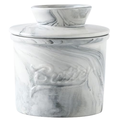 Französisch Butter Crock, Keramik Butterglas mit Deckel - Lagerbehälter für Küchentisch Party Abendessen Brunch Picknick Urlaub Gethering Family Mahlzeit Französisch Butter Crock, Keramik Butterglas mit Deckel - Lagerbehälter für Küchentisch Party Abendessen Brunch Picknick Urlaub Gethering Family Mahlzeit von Generic