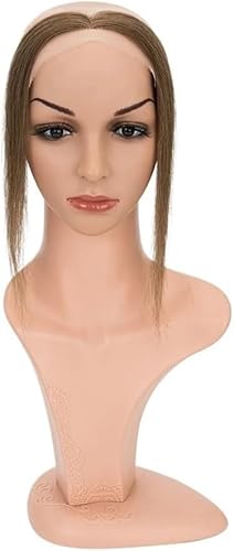 Frauen Topper Echthaar 10inch Natürlicher Haaransatz Verlust Hand Hook Lace Single Knot Unsichtbares Haarteil, Medium Brown Frauen Topper Echthaar 10inch Natürlicher Haaransatz Verlust Hand Hook Lace Single Knot Unsichtbares Haarteil, Medium Brown von Generic