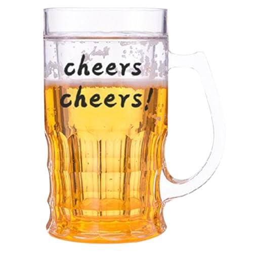 Frostbecher - Scherz Bierbecher | 0.45L Scherz Trinkbecher Isoliert Für Strandurlaub Gartenpartys Familienfeiern von Generic