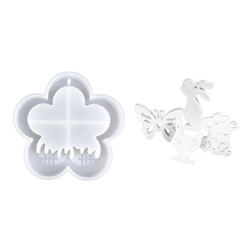 Frühling Silikonformen, Ostern Ostern Huhn Huhn Gipsform Kaninchen Gips Form | Harz Ornament Silikonformen Frühling Silikonformen, Ostern Ostern Huhn Huhn Gipsform Kaninchen Gips Form | Harz Ornament Silikonformen von Generic