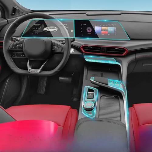 Für CHANGAN Uni-T 2020 2021 2022,Auto Innenraum Mittelkonsole Transparent TPU Schutzfolie Anti-Kratz-Folie.,A-transparent von Generic