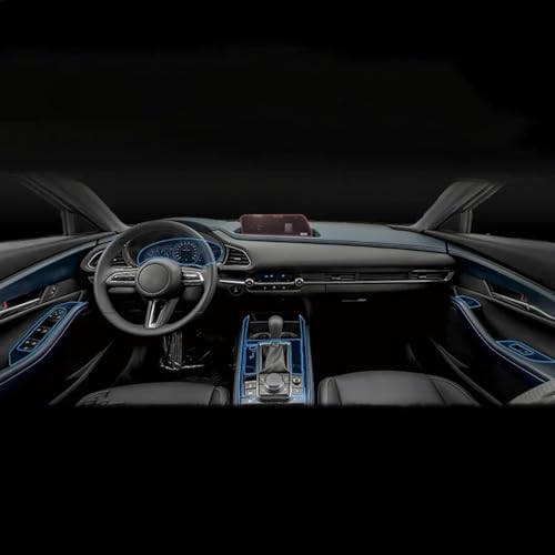 Für Mazda CX30 XC5 2024 2023 2022,Auto Innenraum Mittelkonsole Transparent TPU Schutzfolie Anti-Kratz-Folie.,A-transparent Für Mazda CX30 XC5 2024 2023 2022,Auto Innenraum Mittelkonsole Transparent TPU Schutzfolie Anti-Kratz-Folie.,A-transparent von Generic
