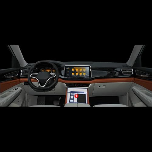 Für VW Teramont Atlas 2022 2023,Auto Innenraum Mittelkonsole Transparent TPU Schutzfolie Anti-Kratz-Folie.,B-transparent Für VW Teramont Atlas 2022 2023,Auto Innenraum Mittelkonsole Transparent TPU Schutzfolie Anti-Kratz-Folie.,B-transparent von Generic