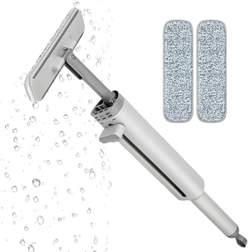 Für kompakte Reinigung - Selbstaufbauend, für Fliesen | Für die freihändige Reinigung von Regalen, kompakt 3 Inn 1 mit Bürste für leere Räume und 2 Tücher von Generic