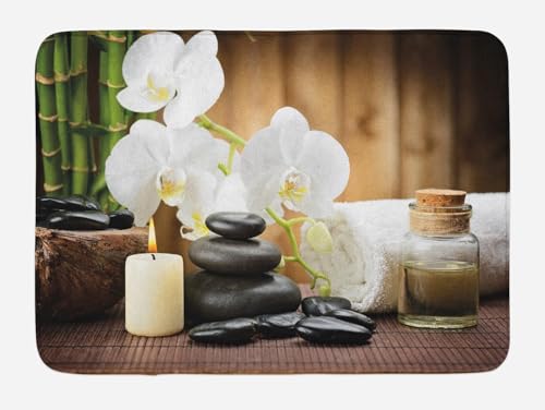 Fußabtreter Steine Kerze Blumen Und Zweige Türmatte Dünn Schlichtes Fußmatte Außen Für Innen Wohnaccessoires 40X60Cm Fußabtreter Steine Kerze Blumen Und Zweige Türmatte Dünn Schlichtes Fußmatte Außen Für Innen Wohnaccessoires 40X60Cm von Generic