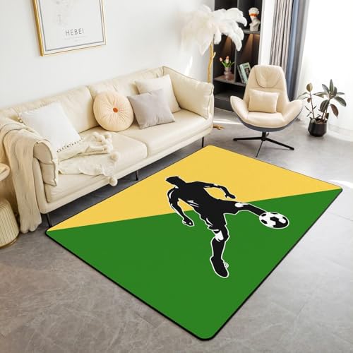 Fußball 3D-Druck Weicher Wohnzimmerteppich 80 X 160 Cm - Rutschfester Teppich Mit Niedrigem Flor - Heimtextilien-Fußmatte - - Anti-Flecken, Fusselt Nicht, Umweltfreundlich - Leicht Zu Re -823595942890 Fußball 3D-Druck Weicher Wohnzimmerteppich 80 X 160 Cm - Rutschfester Teppich Mit Niedrigem Flor - Heimtextilien-Fußmatte - - Anti-Flecken, Fusselt Nicht, Umweltfreundlich - Leicht Zu Re -823595942890 von Generic
