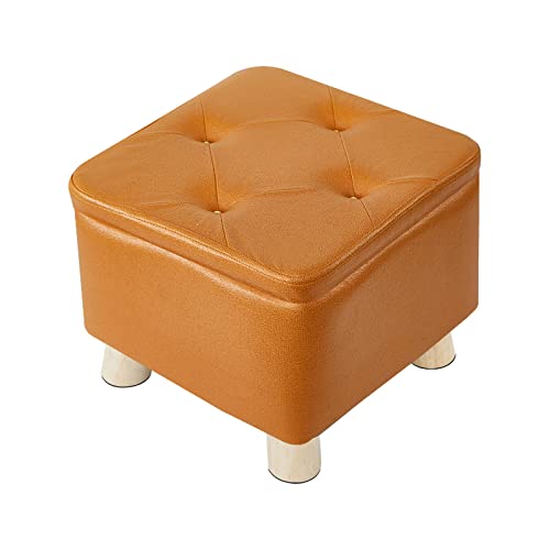 Fußhocker Tritthocker Gepolsterter Sitz Kleiner Hocker Aufbewahrungshocker Haustür Schuhwechselhocker Wohnzimmer Sofahocker Fußstützenhocker Sitzhocker n Multifunktions-F von Generic