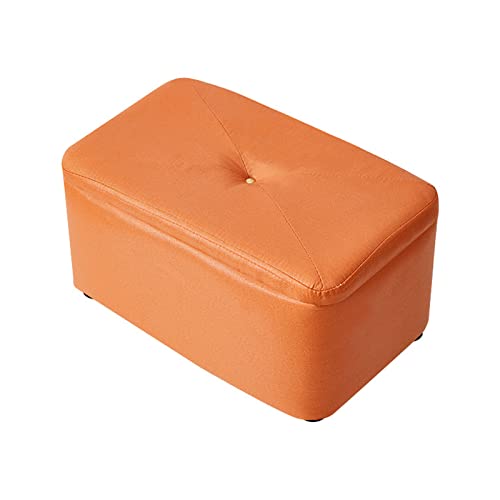 Fußhocker Tritthocker Gepolsterter Sitz Kleiner Hocker Aufbewahrungshocker Haustür Schuhwechselhocker Wohnzimmer Sofahocker Fußstützenhocker Sitzhocker n Multifunktions-F von Generic