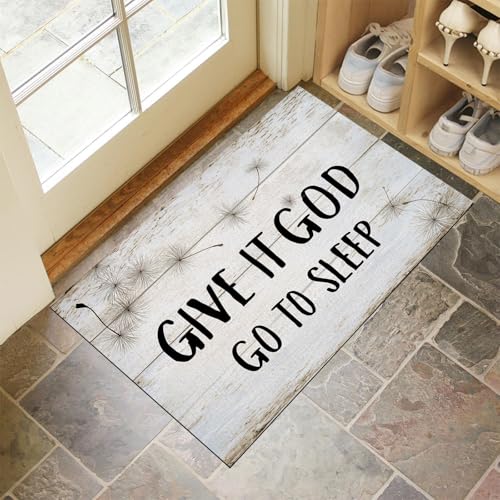 Fußmatte Alte Holzstruktur - 60 X 90 cm - Willkommens Fussmatte Mit Antirutsch & Oberfläche - Hellgrau Für Hauseingänge, Flure, Außentüren, Wohnaccessoires - Einfacher Stil Fußmatte Alte Holzstruktur - 60 X 90 cm - Willkommens Fussmatte Mit Antirutsch & Oberfläche - Hellgrau Für Hauseingänge, Flure, Außentüren, Wohnaccessoires - Einfacher Stil von Generic
