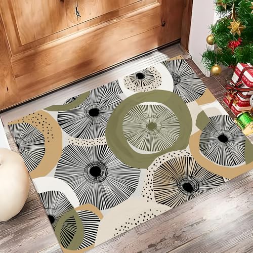 Fussmatte Innen 45 X 75 cm, Abstrakte Kunst Weich Und Bequem rutschfeste Fussmatte, Liniengeometrie Fußmatte Waschbar Fußmatten Haustür Türmatte Für Flur Küche Haustiere Grau Fussmatte Innen 45 X 75 cm, Abstrakte Kunst Weich Und Bequem rutschfeste Fussmatte, Liniengeometrie Fußmatte Waschbar Fußmatten Haustür Türmatte Für Flur Küche Haustiere Grau von Generic