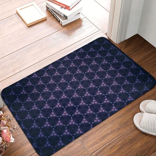 Fußmatte Innen Schmutzfangmatte Sauberlaufmatte 40 * 60cm Türmatte Eingangstürmatte Ring Muster Innenbereich rutschfeste Fußabtreter Türvorleger Innen Eingangsteppich von Generic