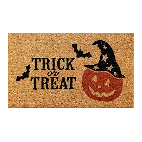 Fußmatte Kokos Halloween - 40x60cm - Türmatte mit Kürbisse Muster - Halloween Dekoration - rutschfest Schmutzfangmatte - Willkommens Fussmatte für Innen und Außen, Flur, Terrasse Fußmatte Kokos Halloween - 40x60cm - Türmatte mit Kürbisse Muster - Halloween Dekoration - rutschfest Schmutzfangmatte - Willkommens Fussmatte für Innen und Außen, Flur, Terrasse von Generic
