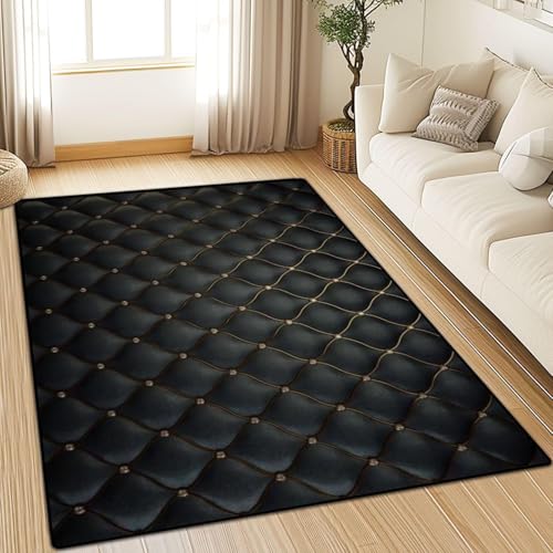 Fußmatte Teppich Schlafzimmer 3D Abstrakte Geometrische Texturstreifen Rugs Kinder Spiel Moderne Wohnzimmer Teppich Für Küche Flur Esszimmer Eingangsbereich 140/7688632512672 von Generic