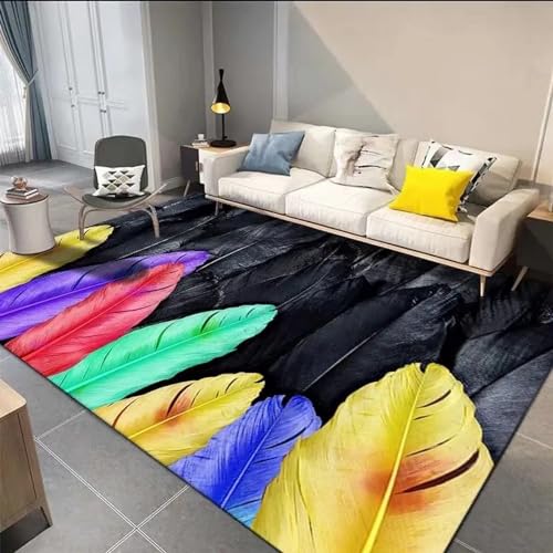 Fußmatte Teppich Schlafzimmer 3D Tierische Pfauenfedern Rugs Kinder Spiel Krabbelmatte Moderne Wohnzimmer Teppich Für Küche Flur Esszimmer Eingangsbereich 80 X 120 cm -92233723043 Fußmatte Teppich Schlafzimmer 3D Tierische Pfauenfedern Rugs Kinder Spiel Krabbelmatte Moderne Wohnzimmer Teppich Für Küche Flur Esszimmer Eingangsbereich 80 X 120 cm -92233723043 von Generic