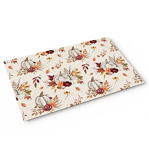 Fussmatten Thanksgiving Herbstkürbis Fußabtreter Premium Badematten Waschbare Schmutzfangmatte Für Badezimmer Schlafzimmer Balkon 40X60 cm Fussmatten Thanksgiving Herbstkürbis Fußabtreter Premium Badematten Waschbare Schmutzfangmatte Für Badezimmer Schlafzimmer Balkon 40X60 cm von Generic