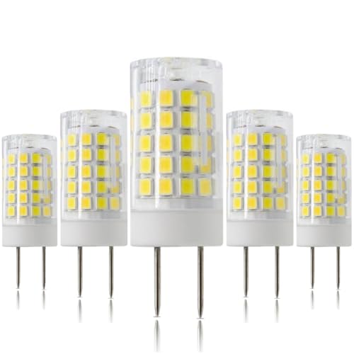 GY6.35 LED Birne 7W, 5pcs LED Birnen, 700LM, 7W äquivalent zu 70W Halogen, AC220V-240V, 360° Strahlwinkel für Heimbeleuchtung(Cool White 6000K) von Generic