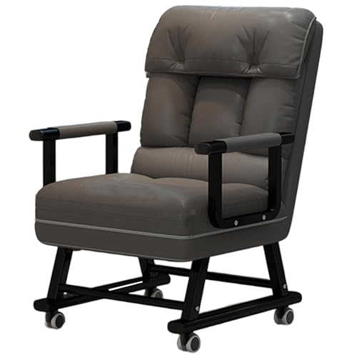 Gästebett Klappbar Klappbett Ergonomisches Design Versteckte Eisenfüße Liegesessel mit Schlaffunktion Technischer Stoffbezug Geeignet für Hotels und Wohnzimmer(A,55 * 59 * 99cm) von Generic