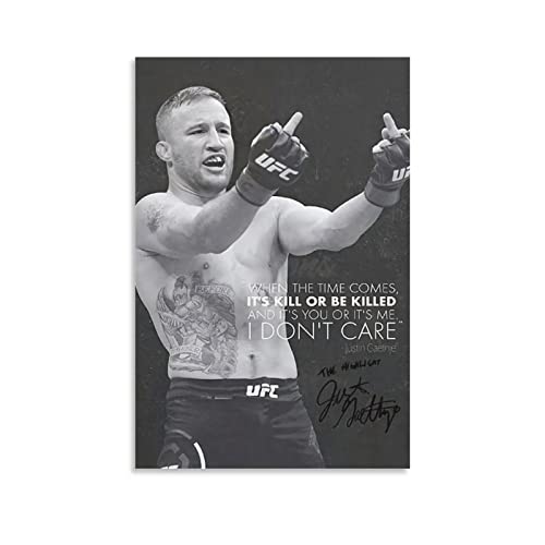 Gage UFC Poster Gage UFC Leinwandkunst Poster Bild Modern Büro Familie Schlafzimmer Dekorative Poster Geschenk Wanddekoration Malerei Poster 08x12inch (20x30cm) von Generic