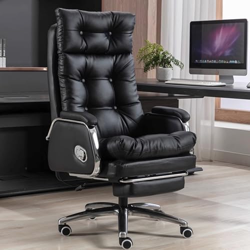 Gaming Chair Computerstuhl Ergonomischer Gaming Stuhl mit Fußstütze Bürostuhl mit Fußstütze und Leisem Rad, Doppellagige Rückenlehne mit Verbundener Armlehne, für Erwachsene und Jugendliche(Black) Gaming Chair Computerstuhl Ergonomischer Gaming Stuhl mit Fußstütze Bürostuhl mit Fußstütze und Leisem Rad, Doppellagige Rückenlehne mit Verbundener Armlehne, für Erwachsene und Jugendliche(Black) von Generic
