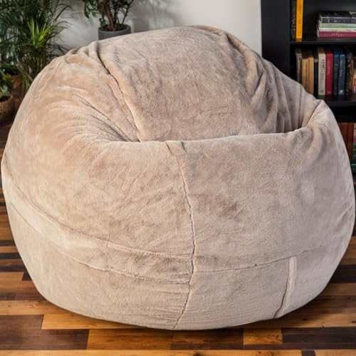 Gaming Sitzsack Abdeckung Nur Weicher Samt Verdickt Waschbar Keine Füllung Stretch Stoff Einfarbig Moderner Stil Sitzsäcke Für Schlafzimmer Büro Teenager Erwachsene,J,105cm*65cm von DOSYCOVUR