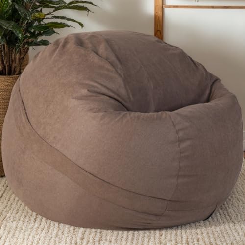 Gaming Sitzsackabdeckung Nur Samtmaterial Reißverschluss Keine Füllung Weiche Dehnung Verdickt Leicht Zu Entfernen Waschbare Einfarbige Sitzsäcke Teenager Erwachsene,G,120 * 65cm von Generic