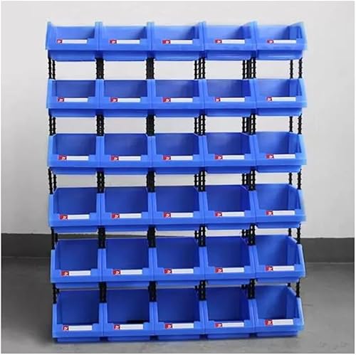 Garage Aufbewahrungsbehälter, Werkzeugkasten Orgizer Einheit Nach Hardware Zubehör Aufbewahrungsbox Lagerregal Material Box Aufbewahrungsbehälter Teile Regal Werkzeuge Für, Yellow, 18PCS von Generic