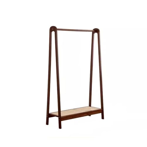 Garderobenständer Freistehende Garderobe aus Holz Schlafzimmer-Kleiderständer Bodenstehender Kleiderständer Zimmer-Kleiderständer Kleiderständer Kleiderbügel Stehend von Generic