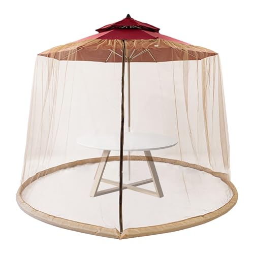 Garten Regenschirm Bildschirm Parasol Moskitonetz - Patio Regenschirm Moskitonetz | Parasol -Tabellenbildschirm | Gartenschirme Mesh Net | 9.8x7.6ft Schutzpatio -Baldachin Sonnenschutzbildschirme für Garten Regenschirm Bildschirm Parasol Moskitonetz - Patio Regenschirm Moskitonetz | Parasol -Tabellenbildschirm | Gartenschirme Mesh Net | 9.8x7.6ft Schutzpatio -Baldachin Sonnenschutzbildschirme für von Generic